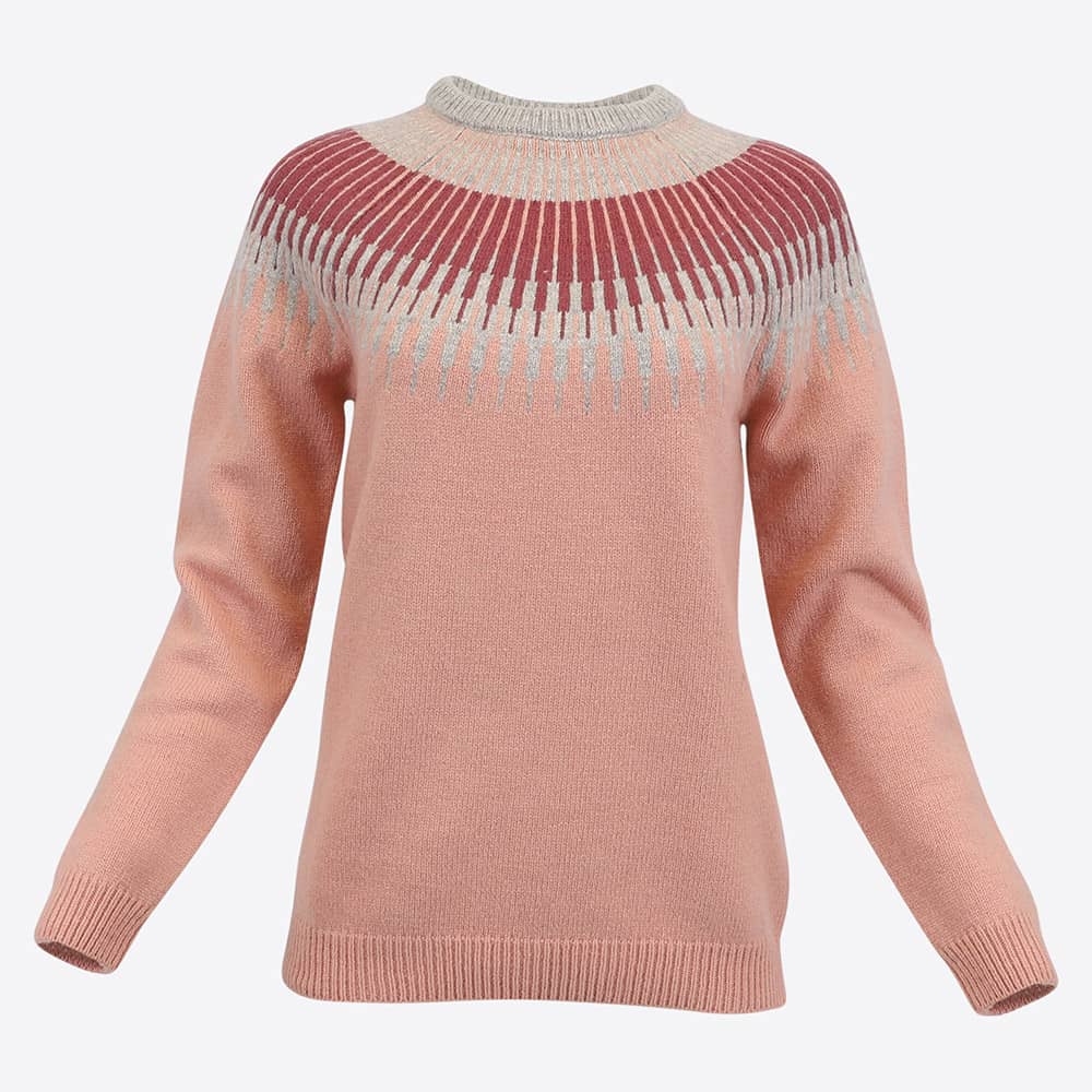 Minna wool sweater with pattern